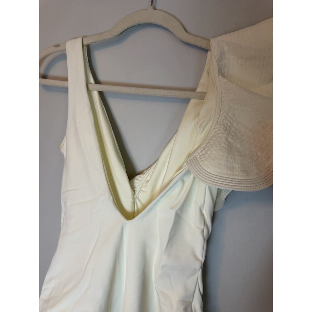 Johanna Ortiz Ruffled One Piece Swimsuit Ecru Sz Small NWT $495 - Picture 16 of 16